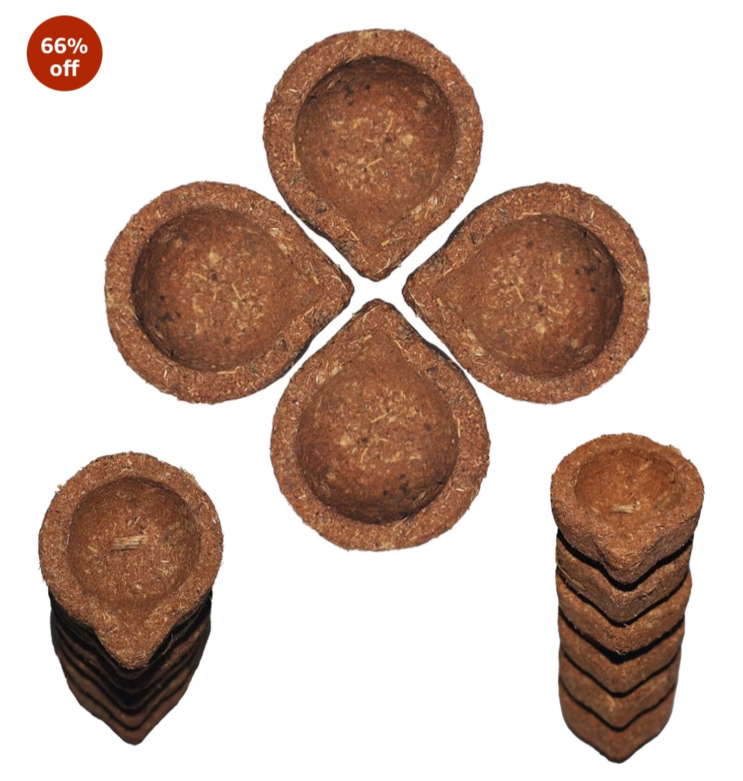 Gomayam diyas ( cow dung ) pack  of 20