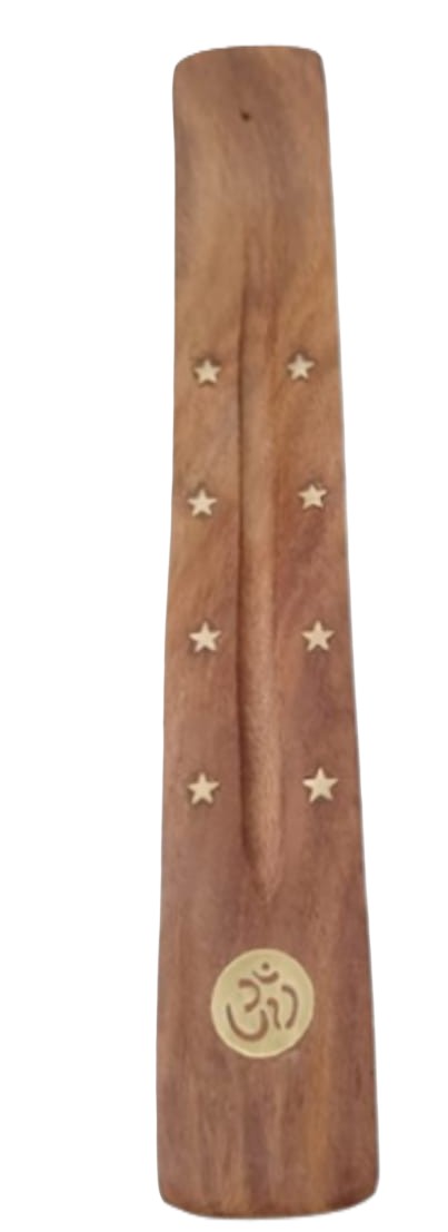 Wooden agarbatti ash Catcher Pack of 5, Made with sheesham Wood with Traditional Design